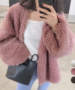 ジャケット・ブルゾン | ボアジャケットレディースふんわりブルゾン