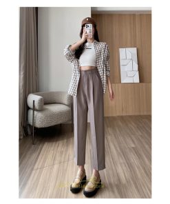 チノ・テーパード・ジョガー・スキニーパン | テーパードパンツ パンツ レディース ボトムス 美脚 楽ちん 体型カバー 無地 ハイウエスト お出掛け 20代 40代 2022年新作 30代 10代 着痩せ