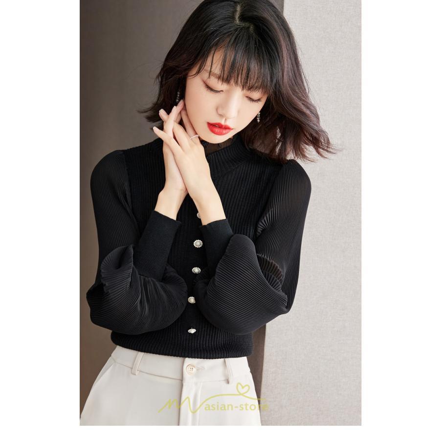 ニット・セーター | カーディガン レディース ニット 上品 カーデ ニットカーディガン 切り替え レース グシンプル 長袖 秋 冬 秋冬 カジュアル 着痩せ 通勤 楽チン レトロ風 大人