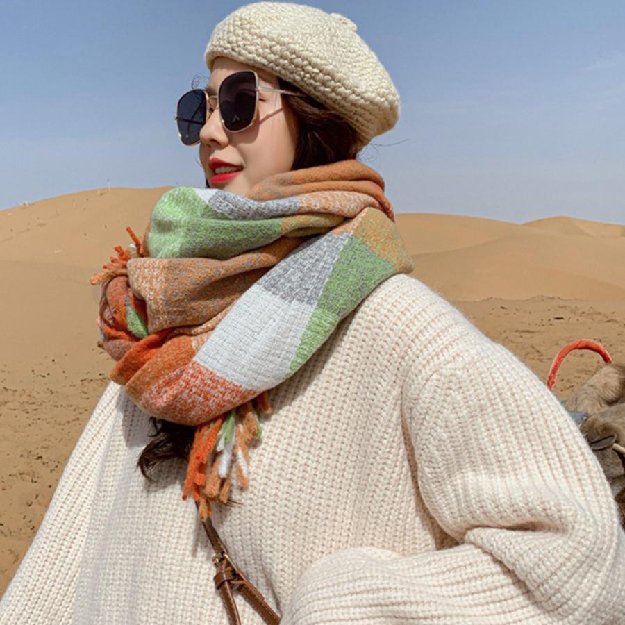 マフラー | チェック柄 ストール レディース 大判