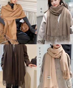 マフラー | ストール 大判 カシミヤタッチ