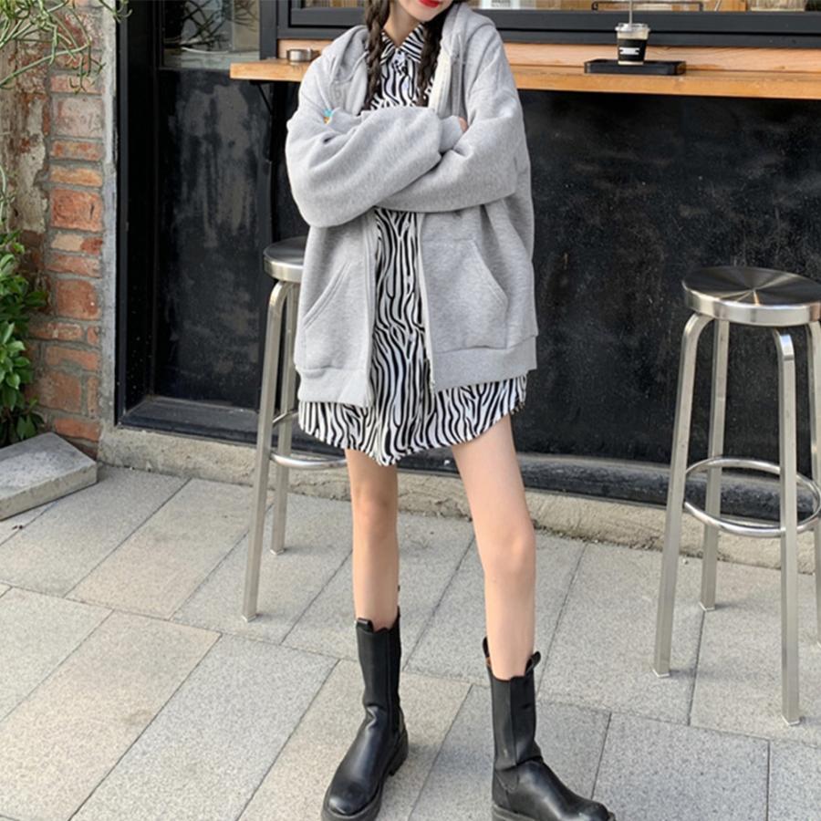 パーカ | 裏起毛 スウェットパーカー レディース