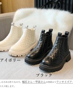 ショートブーツ | 韓国 サイドゴアブーツ ショート 暖かい