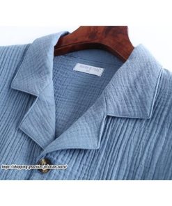 パジャマ ルームウェア | パジャマ メンズ 前開き 長袖 秋新作 春 秋 綿糸 上下セット 男性 薄手 ルームサプリ セットアップ 大きいサイズ 無地 ルームウェア おしゃれ シンプル