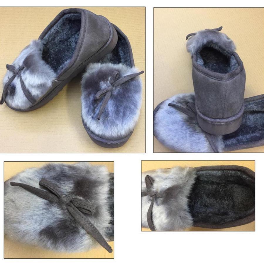 パンプス | 秋冬 レディース 痛くない パンプス ムートン ボア ぺたんこ