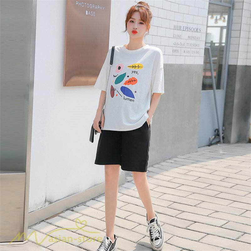 パンツ レギンス | ハーフパンツ ワイドパンツ マタニティパンツ ゆったり おしゃれ 上品 大きいサイズ 上品 マタニティウェア ポケット付き ウエスト調整 サマー 妊婦服 ママ