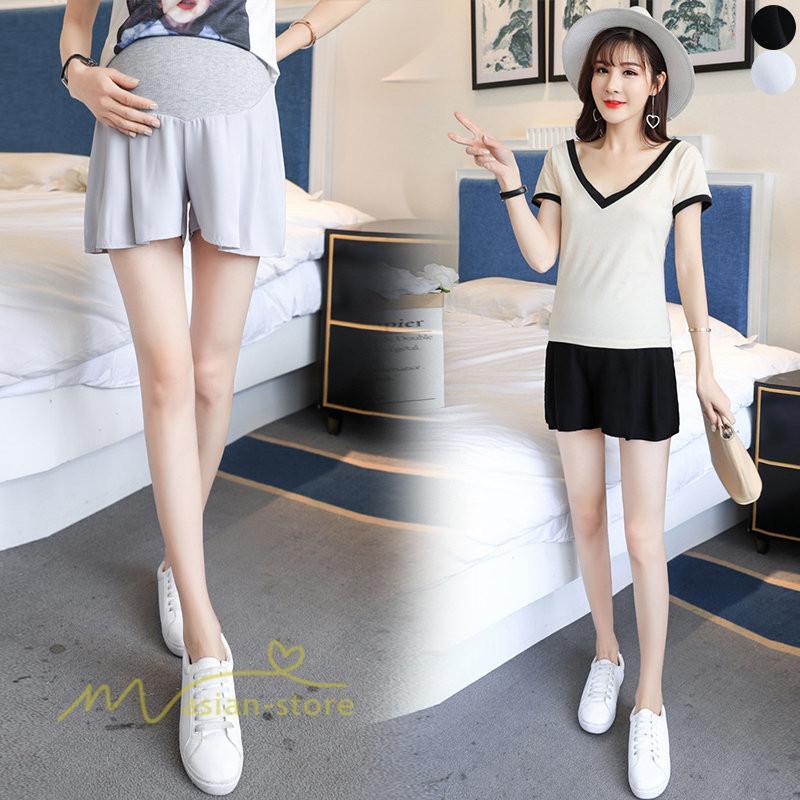 ショートパンツ | マタニティパンツ レディース パンツ ショート丈 新作 夏 おしゃれ ゆったり 大きいサイズ 妊婦服 産前 マタニティウェア サマーパンツ ウエスト調整 着痩せ