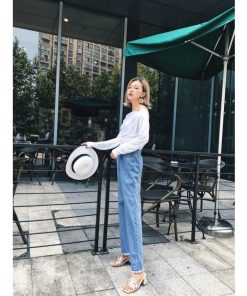 ジーンズ、デニム | 短納期ワイドパンツ デニムパンツ ロングパンツ ジーンズ パンツ 大きいサイズ ハイウエスト 2019新作 ストレッチ レディースボトムス デニムズボン