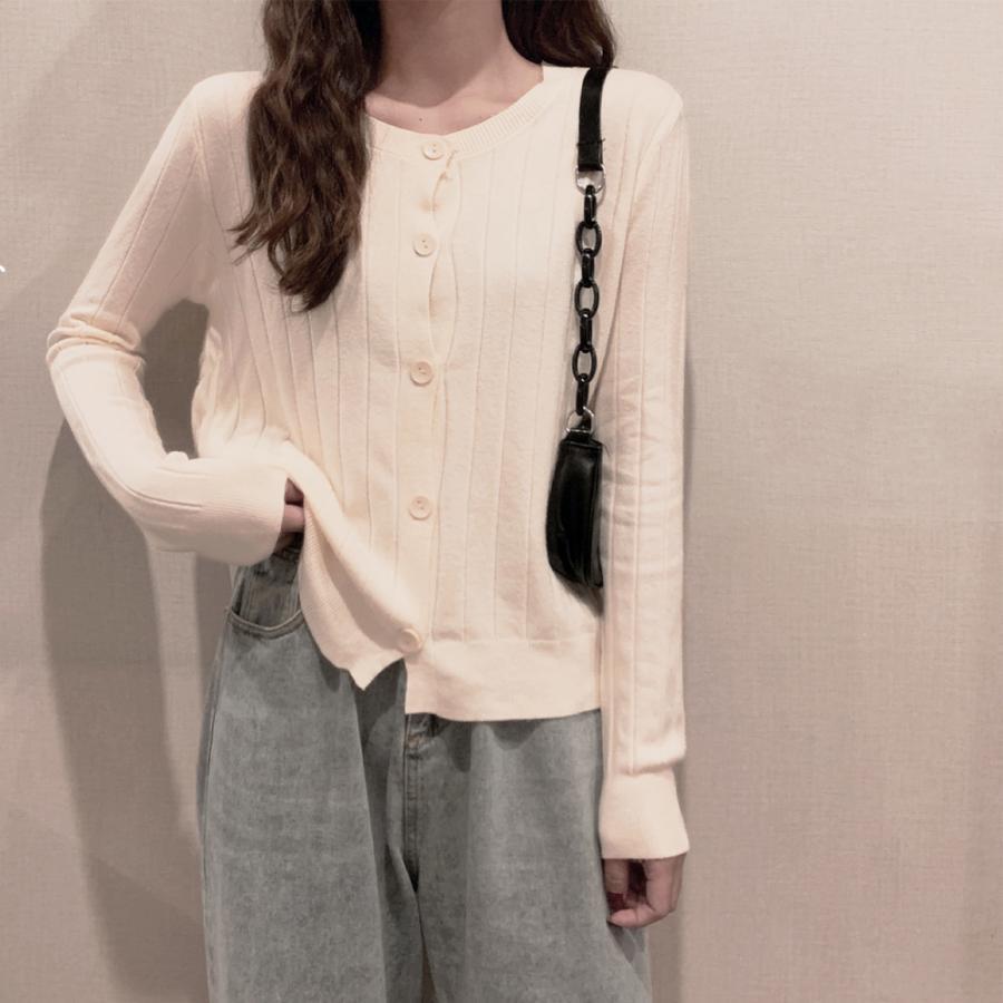 カーディガン | ニットリブニット 羽織り