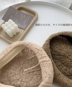 ベレー帽 | ニットレディース帽子 3色