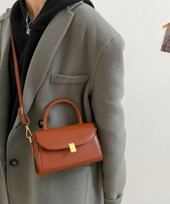 ショルダーバッグ | レトロショルダーバッグPUレザー2way