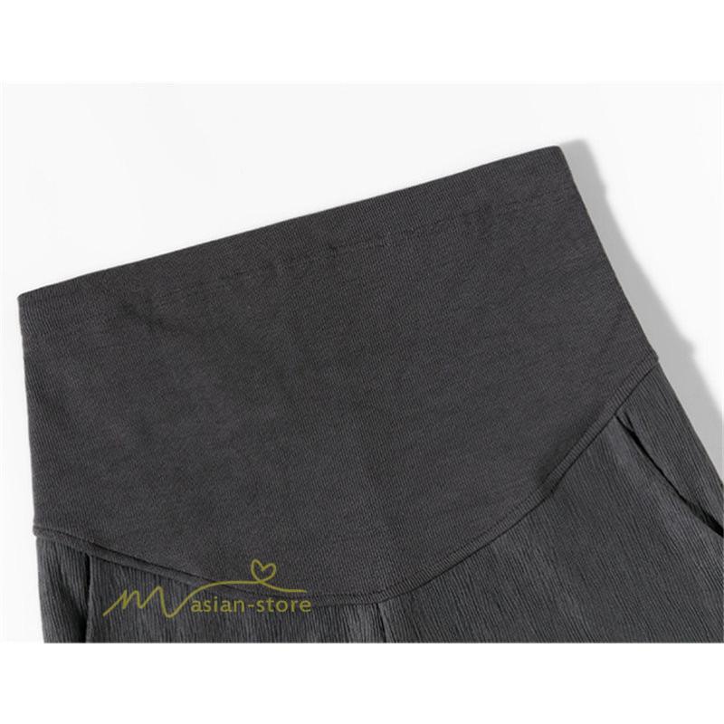 パンツ レギンス | マタニティパンツ ワイドパンツ 着痩せ パンツ マタニティウェア 妊婦服 おしゃれ 無地 カジュアル リブ きれいめ ウエスト調整 お出かけ 春夏秋 妊婦 シンプル