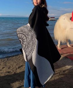 マフラー | ニットマント レディース ニットマフラー