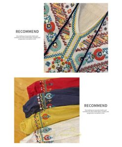 マキシ | ワンピース 長袖 夏 秋 レディース 綿麻 きれいめ ロング リゾート  体型カバー イベント デート デート服 ジャーニー 女子会 旅行 外出 楽ちん エスニック風