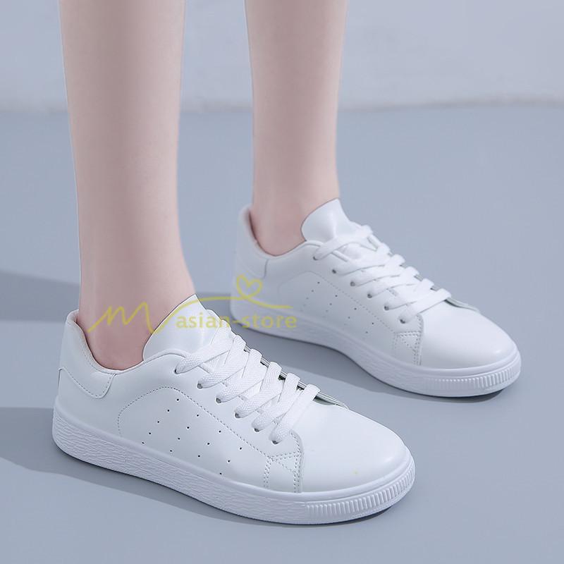 スニーカー | スニーカー レディース レディースシューズ ローカット 靴 フラットシューズ ぺたんこ ウォーキングシューズ Pu革 厚底送料無料 美脚 歩きやすい