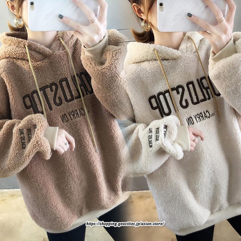 パーカー | レディース 秋 長袖 体型カバー スウェット トレーナー プルオーバー 裏起毛 50代 40代 30代 20代 ゆったり フード おしゃれ カジュアル 春