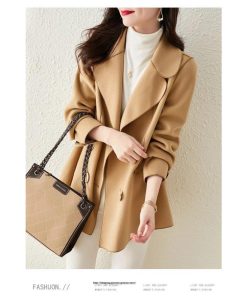 コート・ジャケット | テーラードジャケット レディース コート アウター 長袖 ミディアム丈 羽織り 春 秋 冬 無地 カジュアル ラシャ ダブルブレスト 秋 冬 あったか 通勤 通学