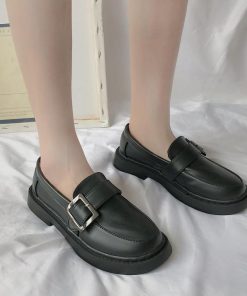 ショートブーツ | 疲れない ローファーシューズ レディース 韓国風 厚底 シンプル 可愛い 履きやすい ローヒール