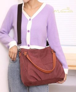 女性用バッグ | トートバッグ レディース ショルダーバック 大きめ ママバッグ 多収納 鞄 肩掛け 多機能バッグ 手提げかばん キャンパス ズック 斜めがけ 帆布 大容量