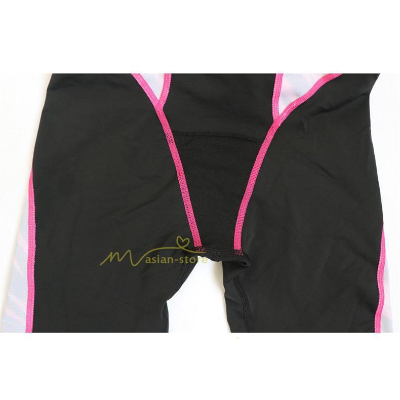 水着 | フィットネス プリント レディース フィットネスオールインワン 体系カバー スリムデザイン 競泳用 体型カバー 練習用 ワンピーストレーニング