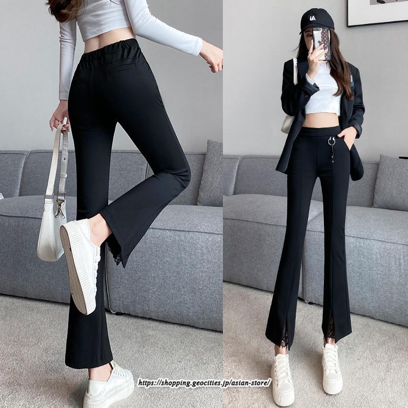 チノ・テーパード・ジョガー・スキニーパン | パンツ レディース フレアパンツ 9分丈 カジュアル フレアパンツ ハイウエスト スキニーパンツ トレンド かわいい お出かけ おしゃれ 送料無料 デイリー デート