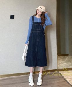 オーバーオール サロペット | デニムサロペットスカート レディース 40代 春夏 デニムワンピース レディス ボトムス ジャンバースカート カジュアル 無地 サロペット ストレート 着痩せ