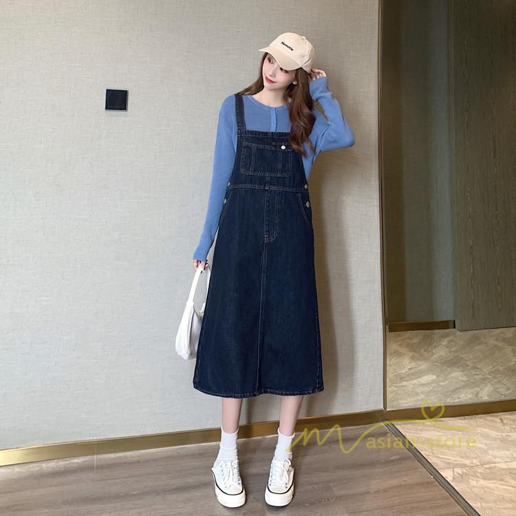 オーバーオール サロペット | デニムサロペットスカート レディース 40代 春夏 デニムワンピース レディス ボトムス ジャンバースカート カジュアル 無地 サロペット ストレート 着痩せ