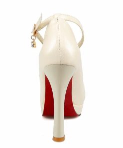 パンプス | ハイヒール シューズ ポインテッドトゥ ヒール 大きいサイズ レディース 走れる 細ヒール アンクルストラップ 宴会 歩きやすい ストラップ