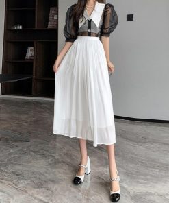 フレアスカート | キャザー ロングスカート