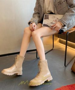 ショートブーツ | ブーツ レディース トレンド ミドル 厚底 袴ブーツ 黒 レースアップ 編み上げ カーキ オフホワイト 通勤 オフィス 通学 歩きやすい 疲れにくい