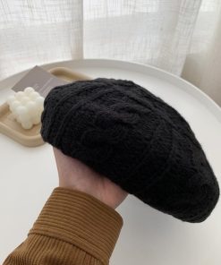 ベレー帽 | ニットレディース帽子 3色