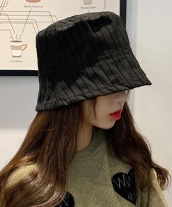 帽子 | サンバイザー レディース 韓国風 無地 バケットハット 両面着 ハット ヴィンテージ ぼうし コットン キャップ