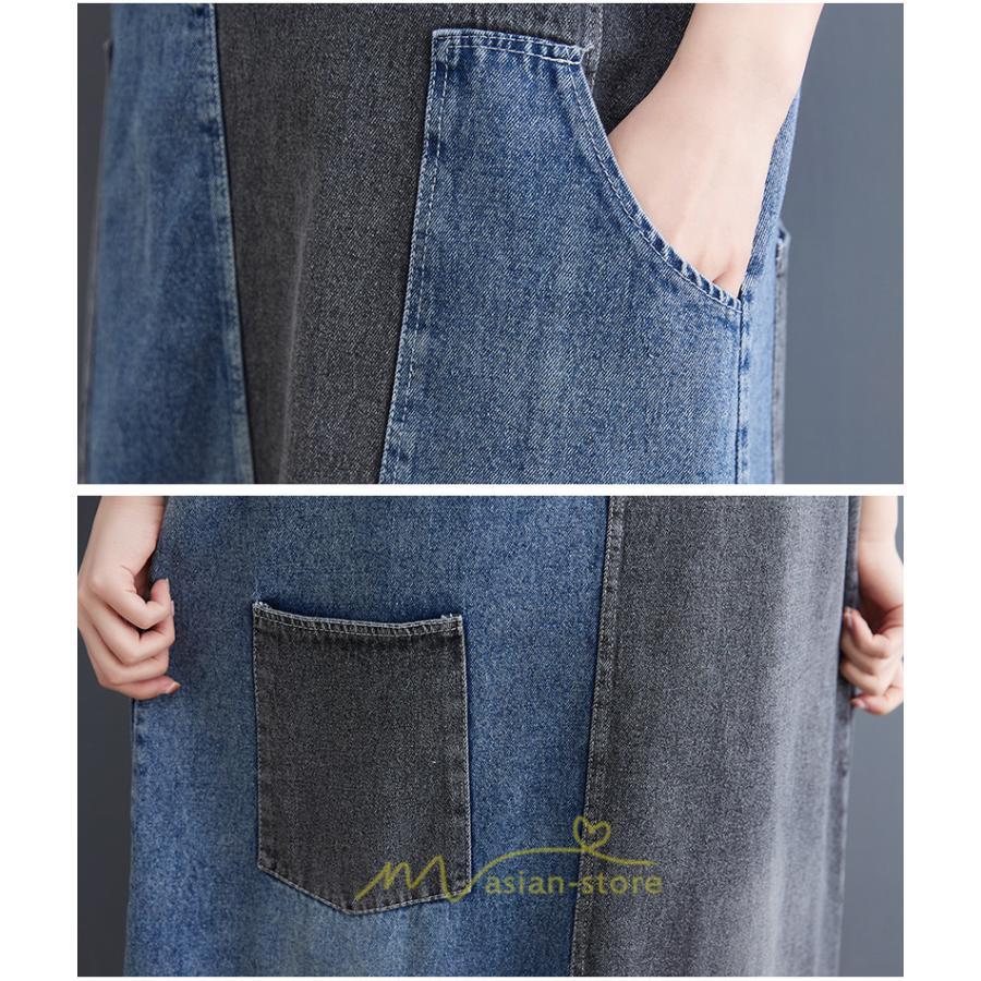 オーバーオール サロペット | サロペット レディース 春夏秋冬 オールインワン オーバーオール ワンピース 体型カバー デニム ロング丈 20代 大きいサイズ 50代 40代 おしゃれ 30代