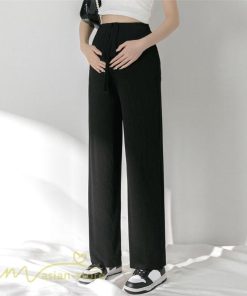 パンツ レギンス | ワイドパンツ マタニティウェア レディース 妊婦 マタニティパンツ 春 夏 秋 新作 薄手 妊婦服 産前 ウエスト調整 柔らか シンプル カジュアルパンツ 無地