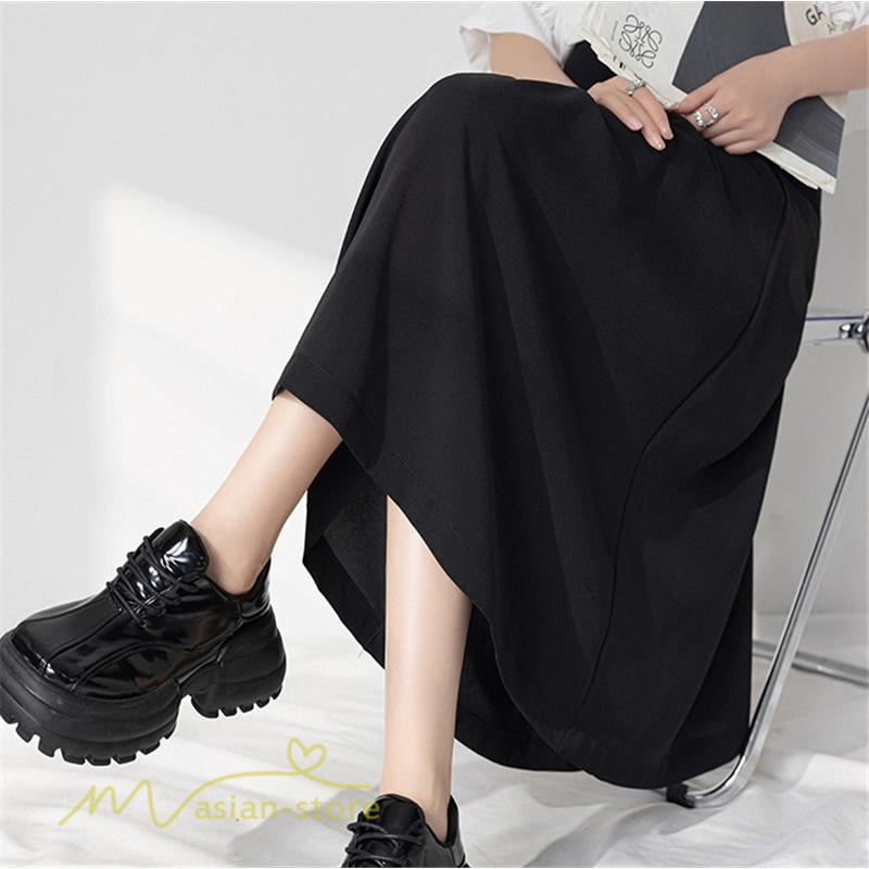 スカート | マタニティAライン マタニティウェア 春 夏 秋 無地 Aラインマタニティ 妊婦 ひざ下丈 ウエスト調整 着痩せ ゆったり 送料無料