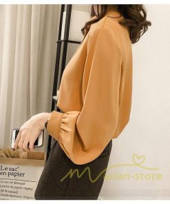 在庫ある | 長袖ブラウス レディース 秋物 シャツレディース ブラウスシャツ オフィス シフォンブラウス 30代40代50代 リボン トップス フェミニン フリル 3色 OL