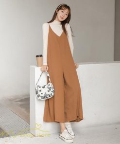 オーバーオール サロペット | サロペット レディース スカーチョ ワイドパンツ 無地 キャミ ガチョウパンツ 繋ぎ オールインワン 秋物 夏服 冬春 可愛い 20代30代40代50代 大人 学生 通学通勤