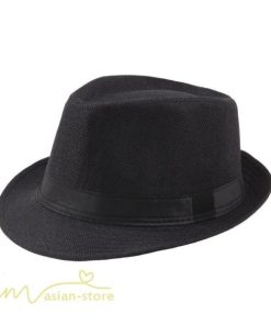 メンズ | 58cm帽子 UVカット 日焼け防止 ハット 紳士 中折れハット 麻 中折れ帽子 カジュアル 無地 ジェントルマン 20代 30代 40代 メンズタイル コーデ
