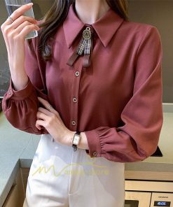 シャツ・ブラウス | スカーフタイシャツ トップス シャツ シャツ ブラウス レディース カジュアル フェミニン 春 秋 冬 きれいめ カジュアル 着痩せ 上品 エレガント 夏物 通勤通学