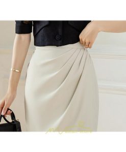 スカート | スリット入り 膝下 ひざ下 レディース ボトムス オフィス カジュアル 美脚 セクシー スリット 黒 ベージュ 脚長 ピンク ハイウエスト 通勤 春夏秋冬 OL