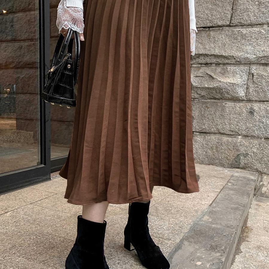 ロングスカート | ロングワンピース シンプル 無地 重ね着 フェミニン フレアキャミワンピ 着やせ レディース キャミソールワンピース プリーツ