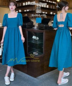 マキシ | ワンピース レディース 春夏 半袖ワンピース 40代 キレイめ ロングワンピース 無地 Aラインワンピース ゆったり オシャレ カジュアル 着痩せ 通勤 韓国風 2022