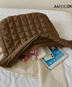 トートバッグ | キルトショルダーバッグダウン風レディース