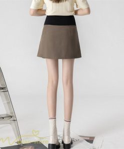 スカート | マタニティウェア ショート丈 マタニティ大きいサイズ 夏服 サマー ミニ裏地付き 妊婦 上品 ママ プリーツ きれいめ ウエスト調整