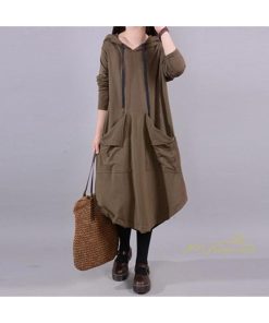 マキシ | ロングワンピース レディース 秋 ワンピース ゆったり パーカーワンピース マキシ丈 ロングワンピース カジュアル 着痩せ 2021 長袖ワンピース 体型カバー