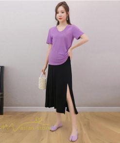 スカート | マタニティ スカートプリーツマタニティロング丈 ミモレ丈 裾口スリット 春 夏 マタニティウェア ウエスト調整 無地 産前産後 着痩せ 上品