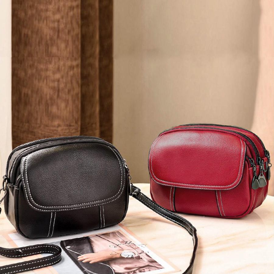 ショルダーバッグ | ポシェット 合皮かばん 斜め掛け 小さめ PUレザー 肩掛けバッグおしゃれ カジュアル ミニ シンプル レディース