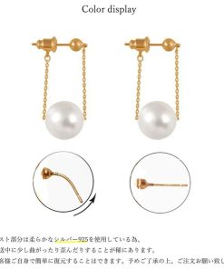 その他アクセサリー | 1粒パール ピアス 軽い レディース