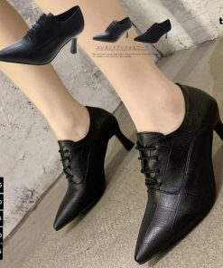 パンプス | アンクル丈ブーティ ハイヒール 韓国風