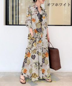 マキシ | ワンピース レディース 50代 40代 30代 20代 きれいめ 綿麻 ロング丈 マキシ丈 Aライン お呼ばれ カジュアル 女子会 デート 同窓会 パーティ 普段使い